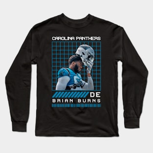 BRIAN BURNS - DE - CAROLINA PANTHERS Long Sleeve T-Shirt